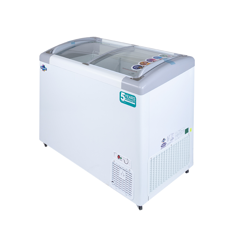 Rockwell 185Ltr, Curved Glass Green Freezer, In-built LED Light, Upto 53% Power Saving GFR250ICGT - Image 2