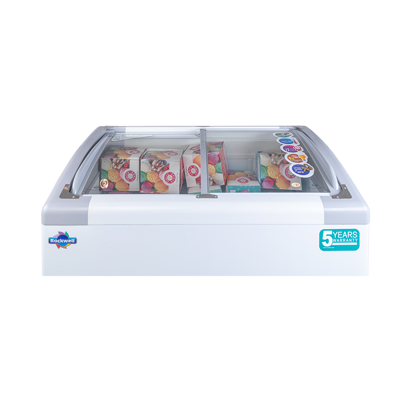 Rockwell 185Ltr, Curved Glass Green Freezer, In-built LED Light, Upto 53% Power Saving GFR250ICGT - Image 3