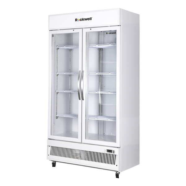 Rockwell RVC950C, Double Glass Door Visi Cooler, Internal LED, Dynamic Cooling - Image 2