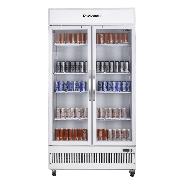 Rockwell RVC950C, Double Glass Door Visi Cooler, Internal LED, Dynamic Cooling - Image 3