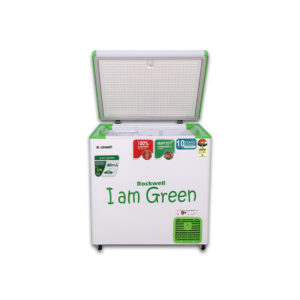 Rockwell 250SDUC, 4 star, Convertible GREEN Deep Freezer, Single Door, with 10 yrs. Warranty on Cooling Coil and Upto 53% Power Saving
