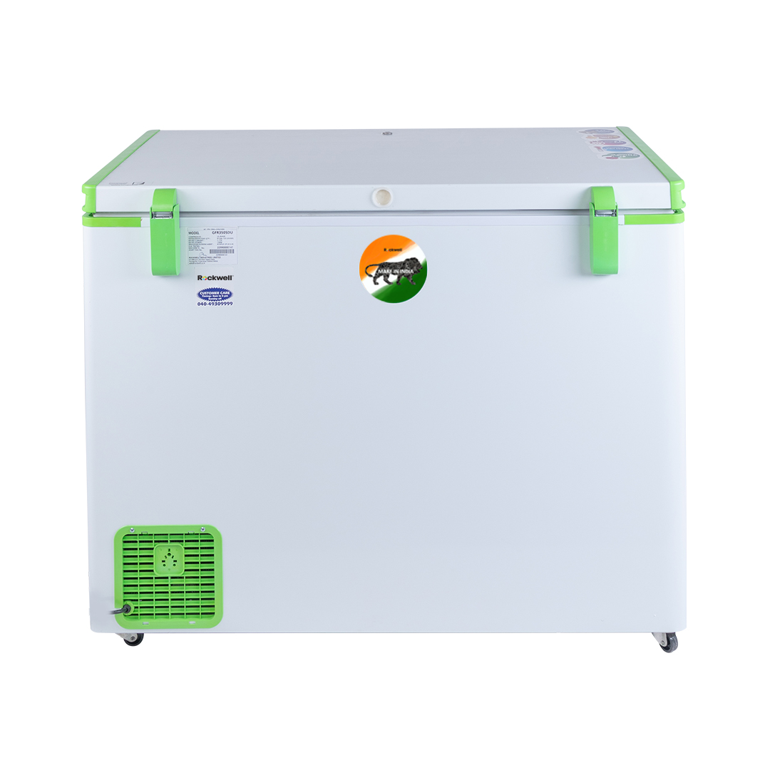 Rockwell 350SDUC, 5 Star, Convertible GREEN Deep Freezer, Single Door, with 10 yrs. Warranty on Cooling Coil and Upto 53% Power Saving - Image 5
