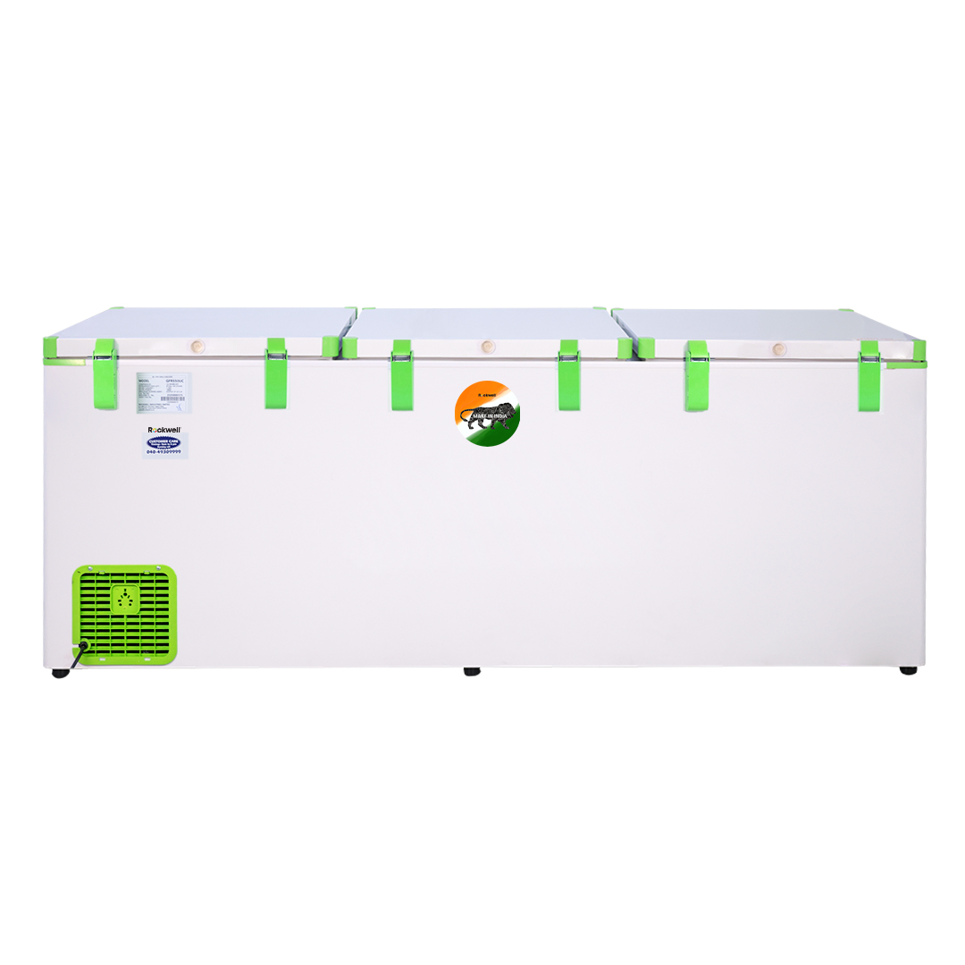 Rockwell GFR910UC, 5 Star, Convertible GREEN Deep Freezer, Triple Door, with 10 yrs. Warranty on Cooling Coil and Upto 53% Power Saving - Image 6