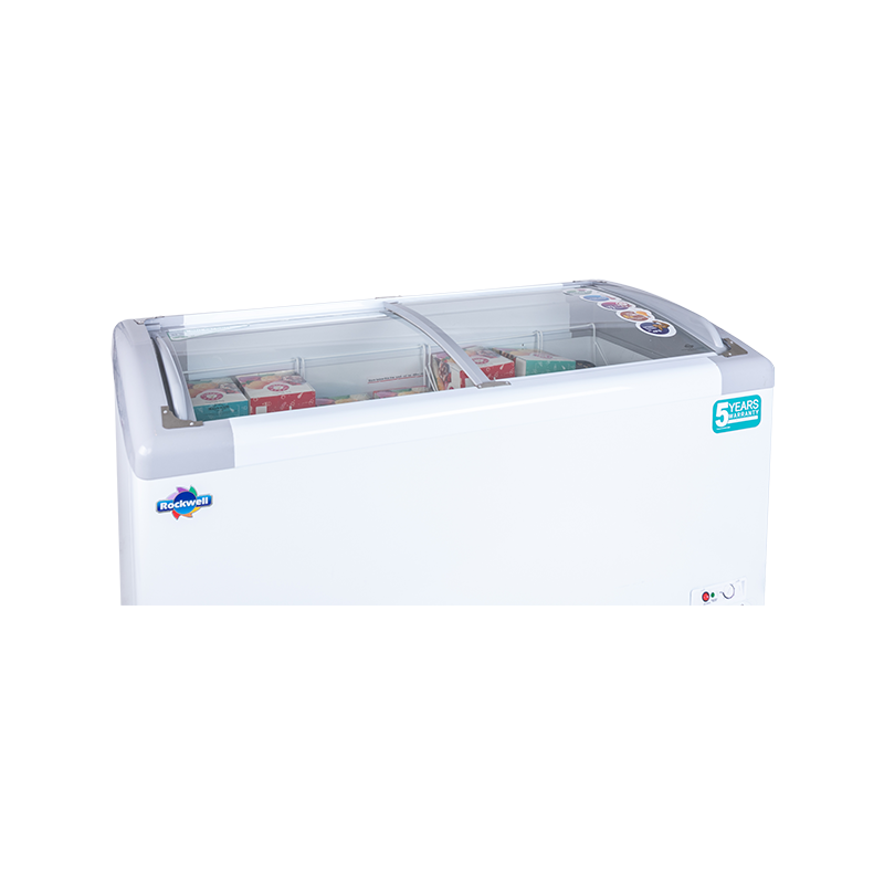 Rockwell 285Ltr, Curved Glass Green Freezer, In-built LED Light, Upto 53% Power Saving GFR350ICGT - Image 4