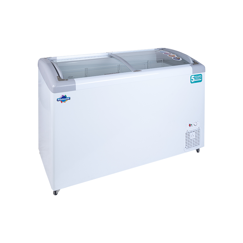 Rockwell 285Ltr, Curved Glass Green Freezer, In-built LED Light, Upto 53% Power Saving GFR350ICGT - Image 2