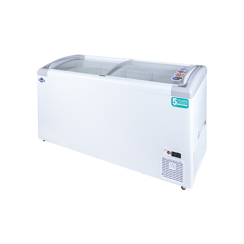 Rockwell 475Ltr, Curved Glass Green Freezer, In-built LED Light, Upto 53% Power Saving GFR550ICGT - Image 2