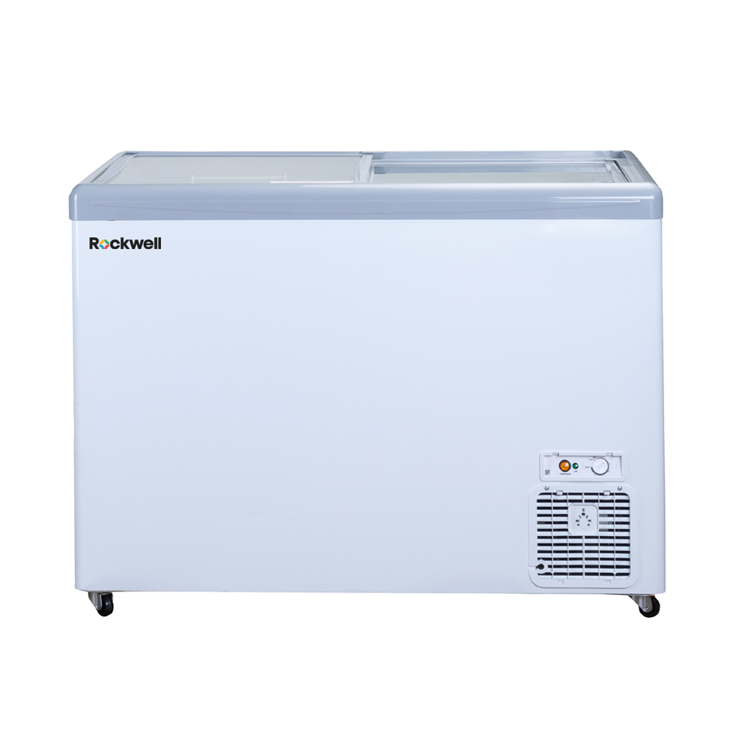 Rockwell SFR350GTS, Glass Top Deep Freezer, Low Power Consumption