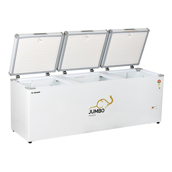 Rockwell 750TD Hard Top Deep Freezer, Triple Door with 4 Years Comprehensive Warranty, Low Power Consumption, Chest Freezer - Image 2