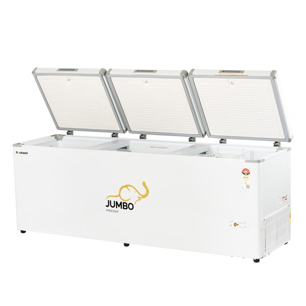 Rockwell 750TD Hard Top Deep Freezer, Triple Door with 4 Years Comprehensive Warranty, Low Power Consumption, Chest Freezer - Image 3