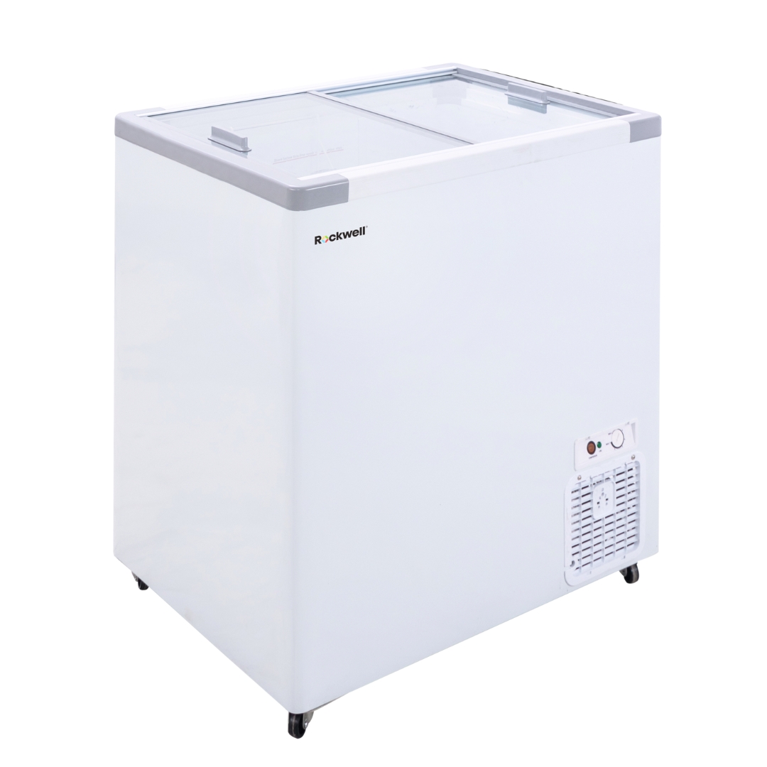 Rockwell SFR250GT, Glass Top Deep Freezer, Low Power Consumption