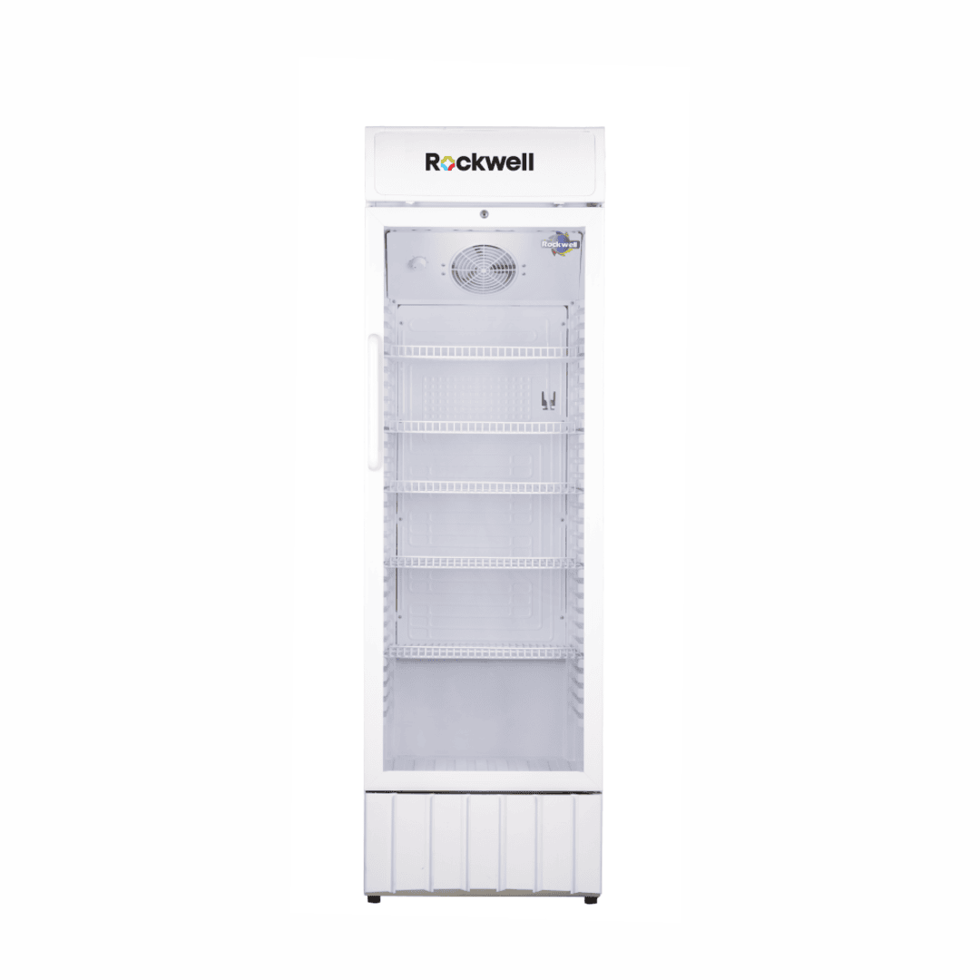 Rockwell RVC500A, Single Glass Door Visi Cooler, Internal LED, Dynamic Cooling