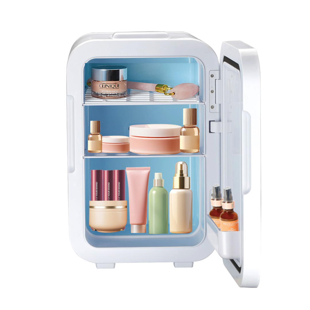 ROCKWELL 13L Mini Cooler and Warmer, AC/DC Portable Thermoelectric Cooler/Warmer for Skincare, Cosmetics,Snacks & Medicine – White - Image 2