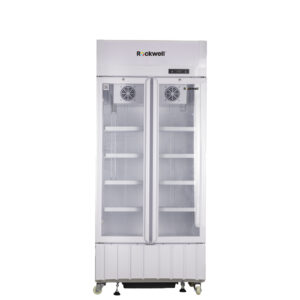 Rockwell RVC600A, Double Glass Door Visi Cooler, Internal LED, Dynamic Cooling