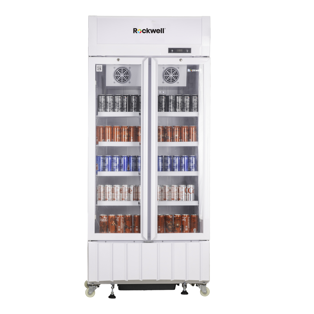 Rockwell RVC600A, Double Glass Door Visi Cooler, Internal LED, Dynamic Cooling - Image 2